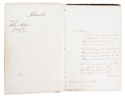 Abraham Lincoln & Andrew Johnson Multi-Signed Autograph Album (Beckett)